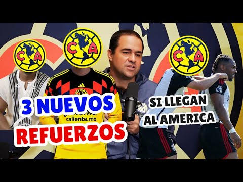 PAREN TODO EN EL AMERICA ALISTAN LA LLEGADA DE LOS 3 NUEVOS REFUERZOS POR PEDIDO DE ANDRE JARDINE