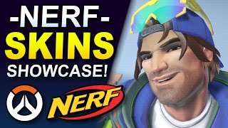 ALL SKINS in Game! - Overwatch 2 x NERF Collab Showcase