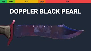 Bowie Knife Doppler Black Pearl Wear Preview video