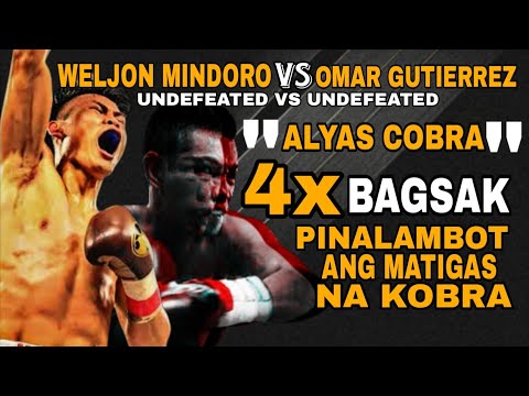 🇵🇭Weljon Mindoro vs Munguia BAKBAKAN 4X BAGSAK ang MATIGAS na MEXICAN FIGHTER sa PINOY