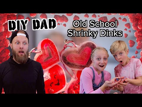 VALENTINE'S DAY SHRINKY DINKS | DIY Dad