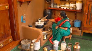 Aviri Kudumu With Nalla Karam - Healthy Breakfast | UluthagKanji Health Drink | The Traditional Life