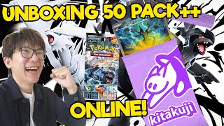 UNBOXING 50 PACK POKEMON HITAM & PUTIH LAGI TAPI ONLINE!! Pokemon TCG Indonesia
