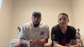 Rian Garcia vs Conor Benn Reaction @zuffaboxing @danawhiteclip @espn 