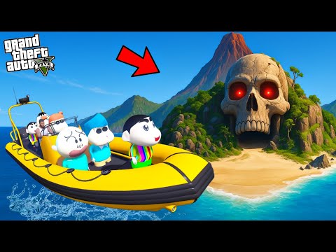 SHINCHAN AND HIS FRIENDS VISITING A HORROR ISLAND IN GTA 5