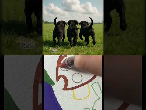 They were abandoned just for being born black 😢💔 #dog #puppy #shorts #ai