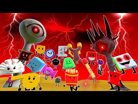 FIGHT BETWEEN NEW NIGHTMARE WATER EYE TOWER MONSTER VS ALL BATTLE FOR DREAM ISLAND 3D In Garry's Mod