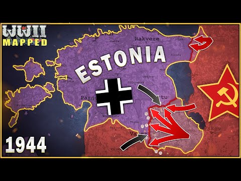 YouTube video thumbnail: WW2 in Estonia - 1944