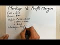 Calculating Profit Margin Concepts