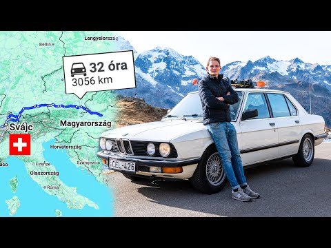 3000 km-es UTAZÁS az Alpokba egy 40 ÉVES AUTÓVAL!