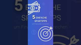 5 einfache Spartipps #finanzen #money #sparen #tips