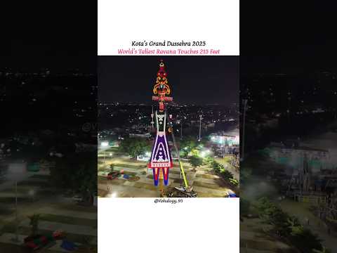 World's Tallest Ravana in Kota #vishalogy_95 #india #dussehra ##ravan #kota