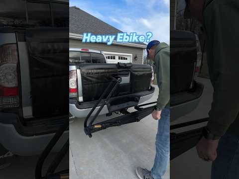 Heavy bike….no sweat ? #kuat #piston #bikerack #ebikerack