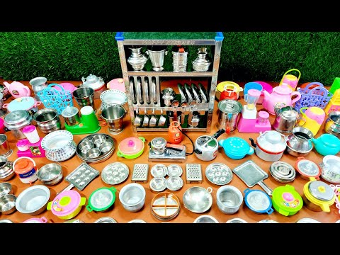 7 Minutes Satisfying with Unboxing Hello Kitty Kitchen Set | Cutee Tiny Mini ASMR Cooking Set Game