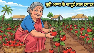 बूढ़ी अम्मा के जादुई लाल टमाटर | Hindi Kahani | Moral Stories | Bedtime Stories | Hindi Kahaniya