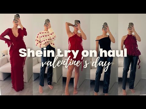 SHEIN VALENTINE'S DAY CLOTHING TRY ON HAUL 🌹 FEBRUARY 2025 REVIEW