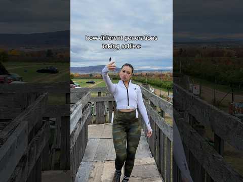 How different generations taking selfies 🤳🫣#funny #selfie #genz #relatable #comedy