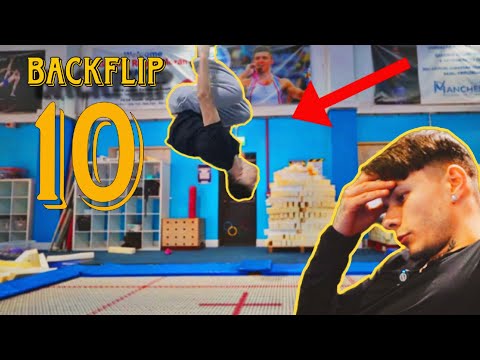 Încerc 10 Backflip-uri la Trambulina!😅