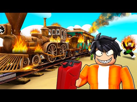 We Went On a DUSTY TRAIN Trip In Roblox !!!