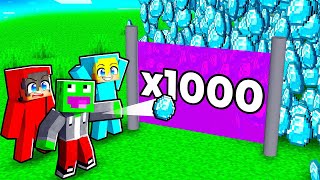 PRANKUJE MOICH PRZYJACIÓŁ NIESKOŃCZONYM MNOŻNIKIEM w Minecraft!