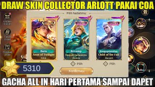 DRAW SKIN COLLECTOR ARLOTT MOBILE LEGENDS AGUSTUS 2025! PAKAI CRYSTAL OF AURORA + TOKEN DRAW GRATIS
