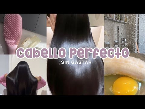 Rutina Fácil para un CABELLO PERFECTO *Sin gastar* dinero ✨🧸🌸