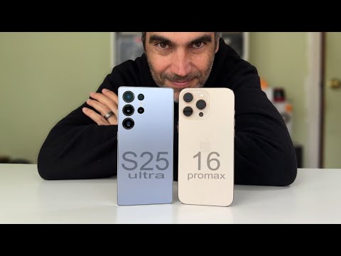 Samsung Galaxy S25 Ultra vs iPhone 16 Pro Max | ¿CUÁL ES MEJOR?