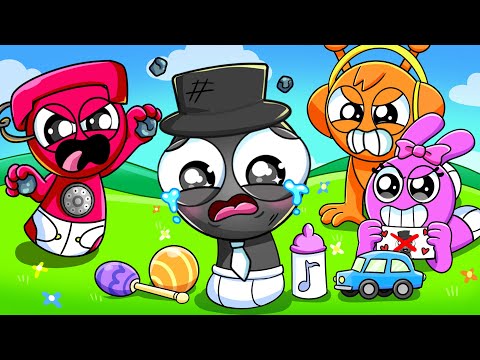 Incredibox Sprunki - BLACK IS NOT A MONSTER?! | INCREDIBOX SPRUNKI Animation | SM Game Toons