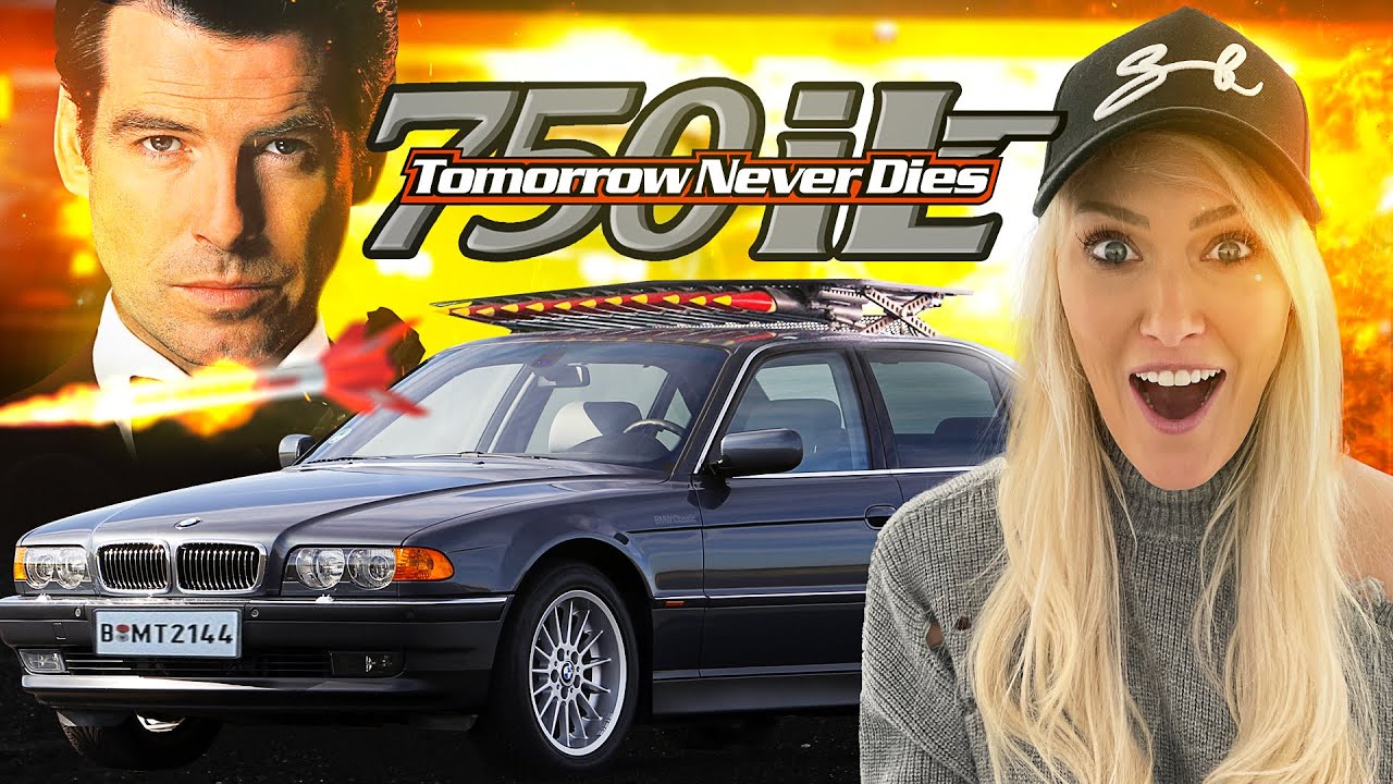 Testing Gadgets on a REAL James Bond Car BMW 750iL