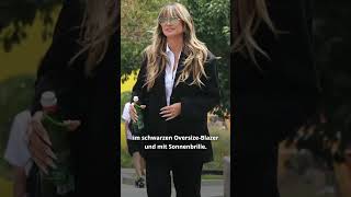 Heidi Klum am Set von "Der Teufel trägt Prada 2" #shorts