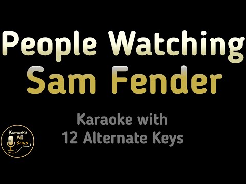 Sam Fender – People Watching Karaoke Instrumental Lower Higher Female & Original Key