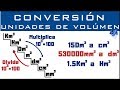 Conversión de Unidades de Volumen