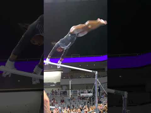 Simone Biles Slow Motion Uneven Bars Xfinity 2024 Championships Senior Women Session 2 Day 1 Part1