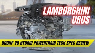Lamborghini Urus SE Tech Spec review, 800hp 950Nm torque V8 hybrid engine and electric motor, 4x4