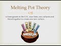 Cultural Identity Theories and Acculturation