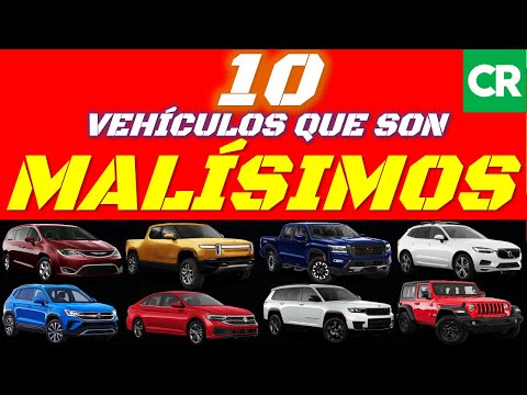 Estos son los 10 PEORES vehículos para este año 2024 según CONSUMER REPORTS