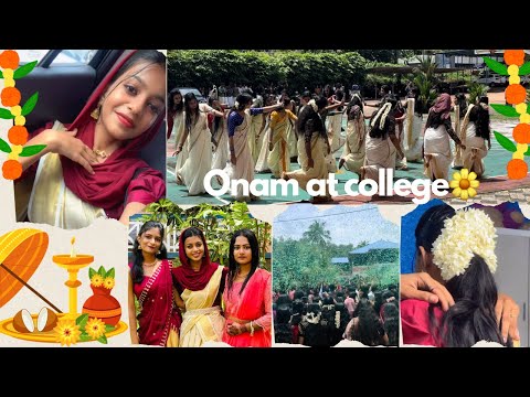 College Onam Celebration 🪷✨2k24 | @Diya_farzu