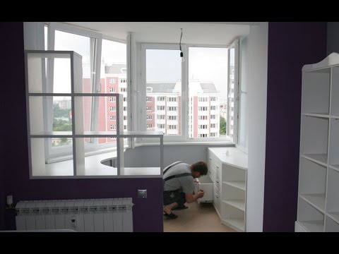 Варианты и методы объединения комнат с балконом или лоджией