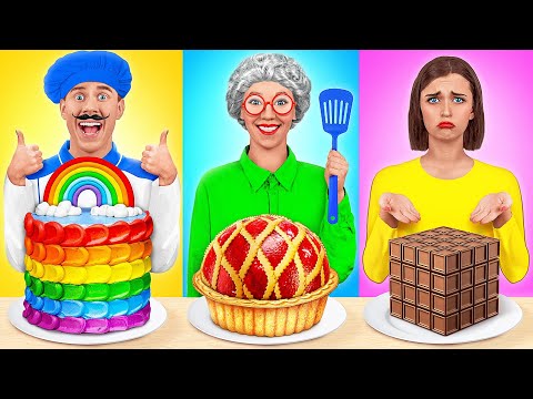 Reto De Cocina Yo vs Abuela | Quién Gana la Guerra de la Cocina de Mega DO Challenge