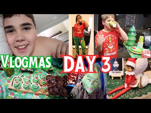 VLOGMAS 2024 DAY 3|💚Grinch Movie Night♥️