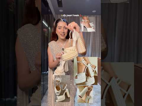 Who buys designer heels when you have got jugaad + Fevikwick✨ #diyfashion #diyfootwear #wedding