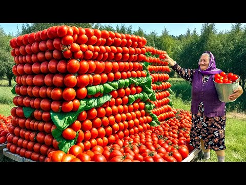 Organic Tomato Harvest for Winter: Fresh Storage Methods for 365 Days!