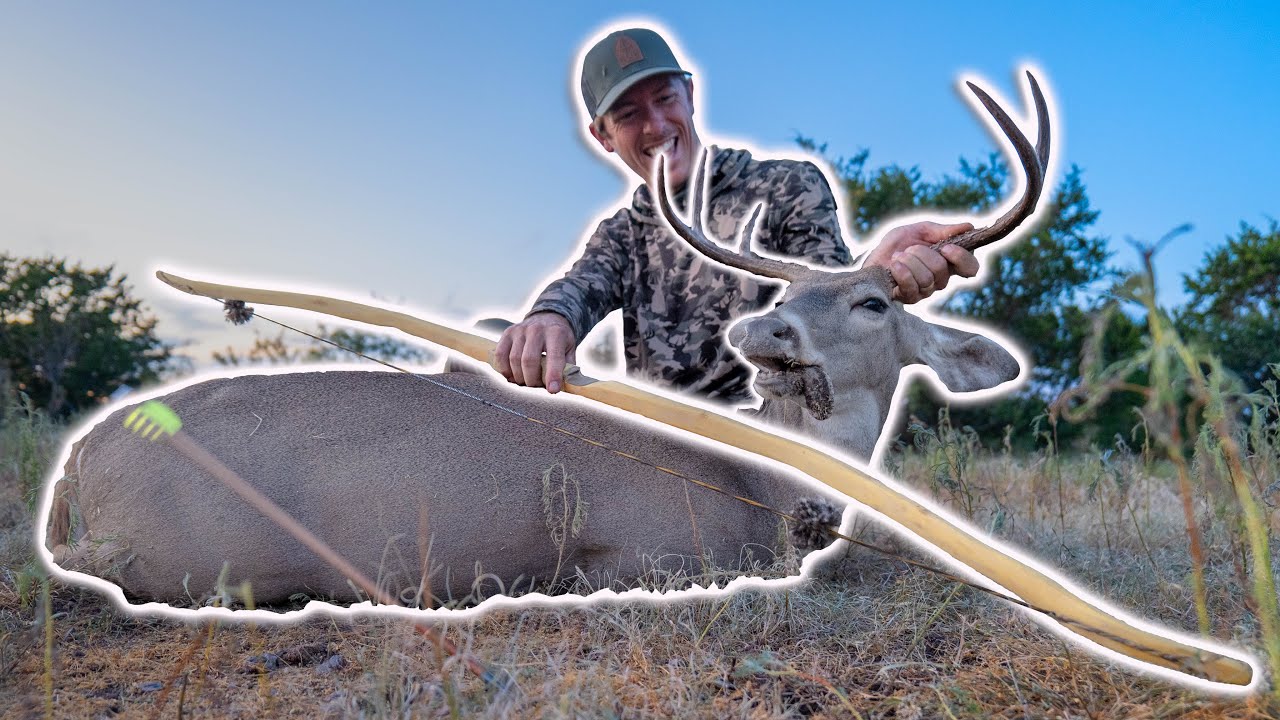 I DID IT! First Self Bow Deer Ever!