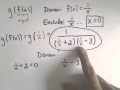 Finding the Domain of Function Compositions