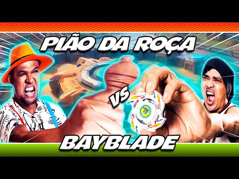 Beyblade VS Pião da Roça