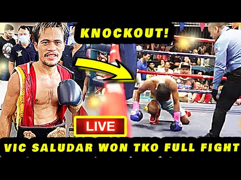 🔴 BRUTAL TKO ❗ VIC SALUDAR PANALO KNOCKOUT FULL FIGHT HIGHLIGHTS! SALUDAR VS ROLDAN SASAN HIGHLIGHTS