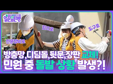민원 중 돌발 상황 발생?! 방충망ㆍ디딤돌ㆍ뒷문ㆍ장판을 교체해줘! [일꾼의 탄생 시즌2] | KBS 250625 방송