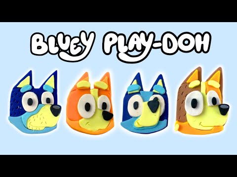 Bluey Play-Doh DIY Activity