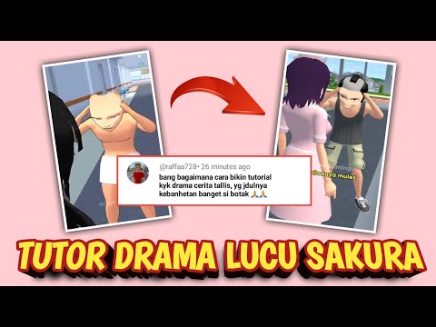 Tutorial Cara Bikin Drama Sakura Seperti Cerita Tallis | Sakura school simulator