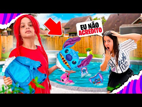 A VIZINHA MISTERIOSA PEGOU TODAS AS COISAS DO STITCH DA MARCELA JARDIM !